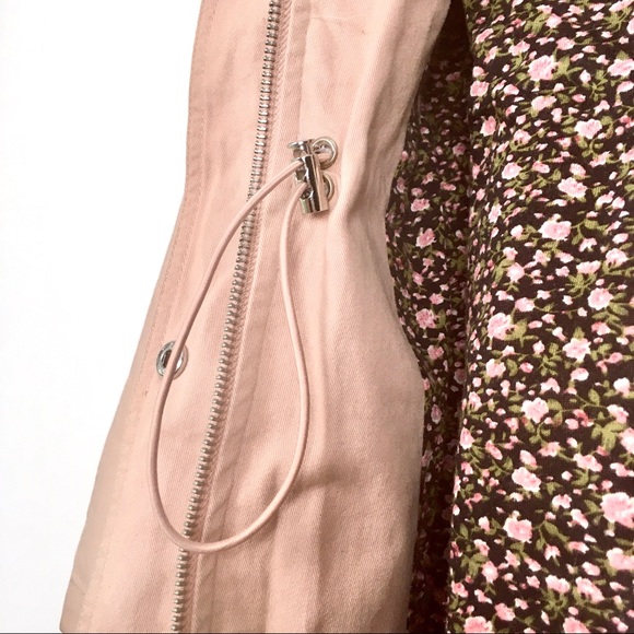 BCBGeneration Blush Pink Utility Jacket - Picture 6 of 8